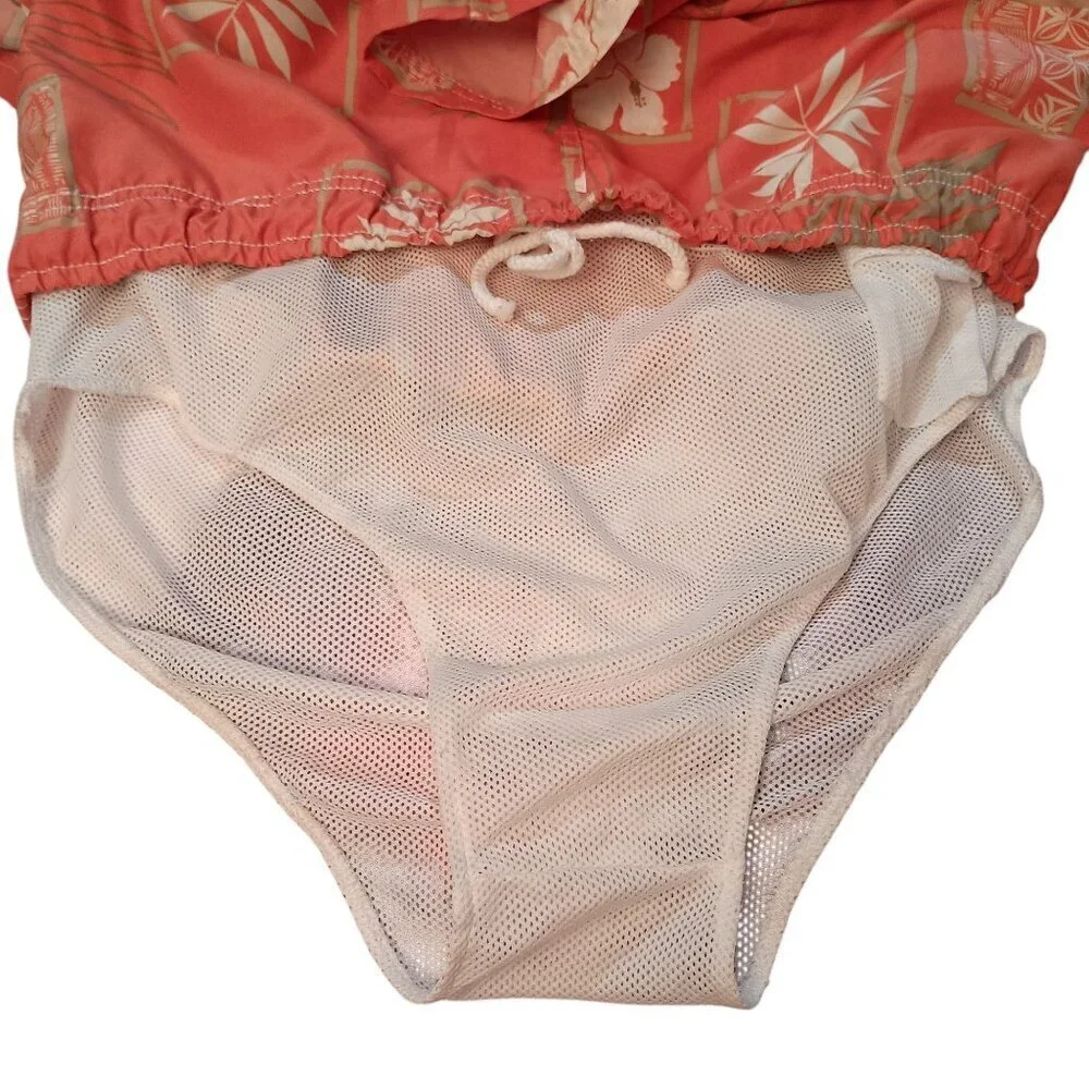 Rio by Merrill & Forbes Men's Swim Trunks shorts Side Pockets Tropical Size XL